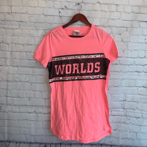 WORLDS Pink & Black Top - Picture 2 of 5